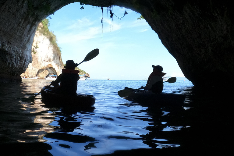 Mismaloya: Los Arcos Bioluminescent Waters Kayak & Cave Tour Los Arcos Bioluminescence Kayak & Paddle - Sunrise Tour