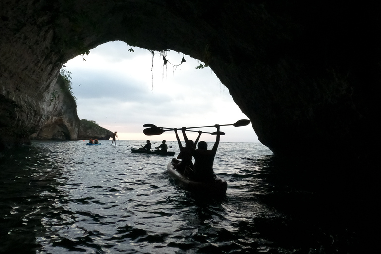 Mismaloya: Los Arcos Bioluminescent Waters Kayak & Cave Tour Los Arcos Bioluminescence Kayak & Paddle - Sunrise Tour
