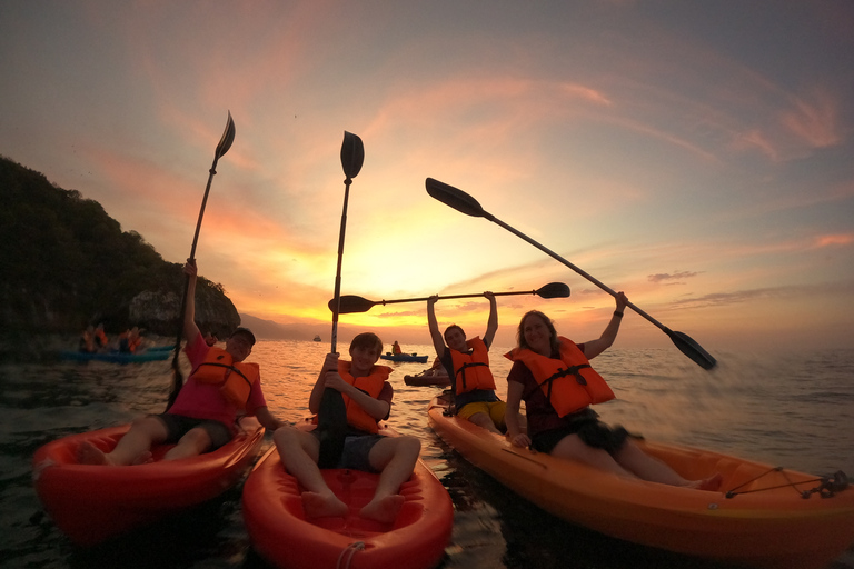 Mismaloya: Los Arcos Bioluminescent Waters Kayak & Cave Tour Los Arcos Bioluminescence Kayak & Paddle - Sunrise Tour