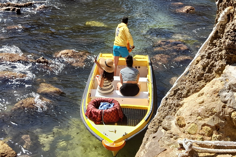 Tour della città di Lagos e escursione in barca a Ponta da Piedade di mezza giornataTour privato di mezza giornata di Lagos e Ponta da Piedade