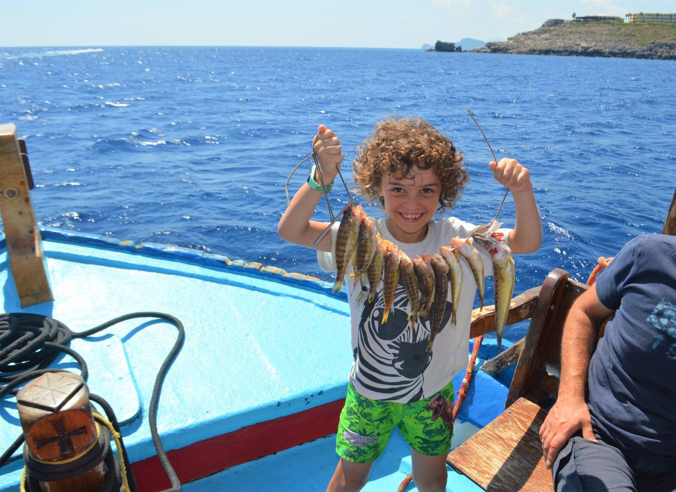 Rhodos by: Fiskebådstur med fiskemåltid og svømmestop
