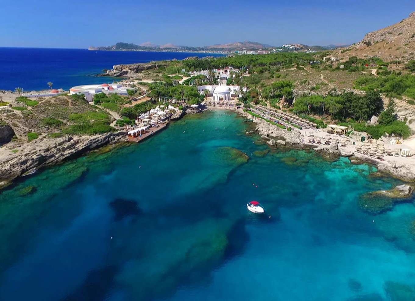 Rhodos by: Fiskebådstur med fiskemåltid og svømmestop