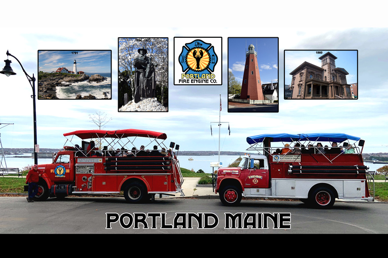 Portland, Maine: Tour in Vintage Fire Engine