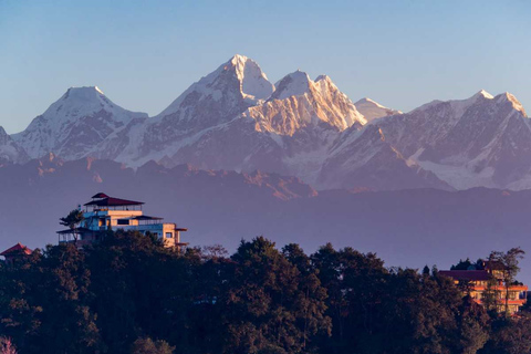 Excursion au lever du soleil à Nagarkot et randonnée au temple de Changunaryan