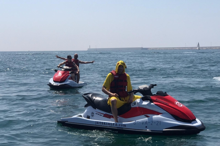 Valencia: Experiencia Jetski con Guía1 hora de experiencia guiada en moto de agua