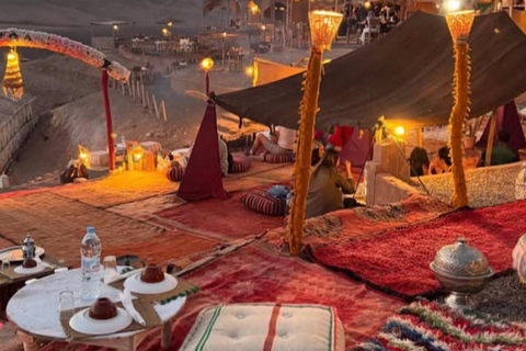 From Marrakech: Agafay Desert Dinner and Fire Show