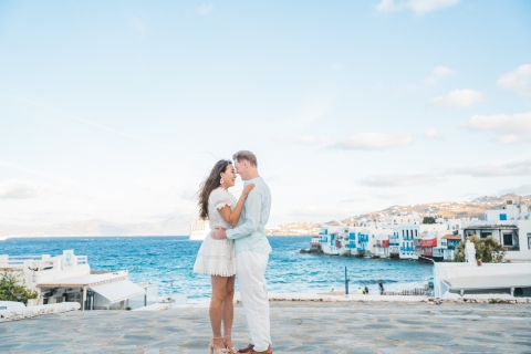 Mykonos: Photo Shoot with a Private Vacation Photographer 90 Mins + 45 Photos at 2 Locations