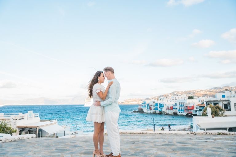 Mykonos: Photo Shoot with a Private Vacation Photographer 90 Mins + 45 Photos at 2 Locations
