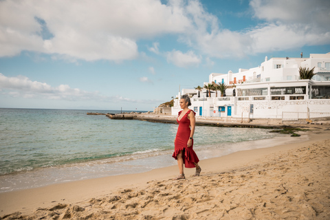 Mykonos: Fotografering med en privat semesterfotograf1 timme + 30 foton på 1-2 platser