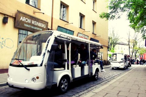 Krakow: Privat panoramatur med golfvogn med lydguide