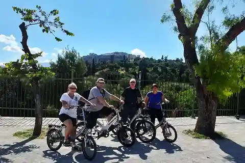 Athens tour with electric bicycle