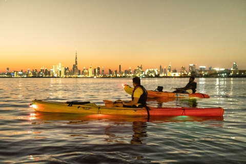 Dubaï : excursion en kayak au coucher du soleil dans la crique de Dubaï
