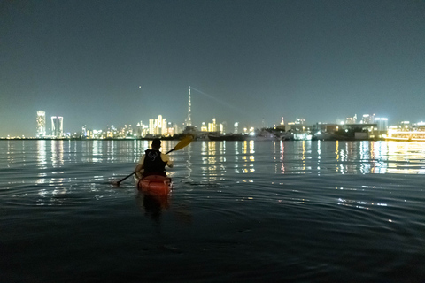 Dubai: zonsondergang Dubai Creek kajaktocht