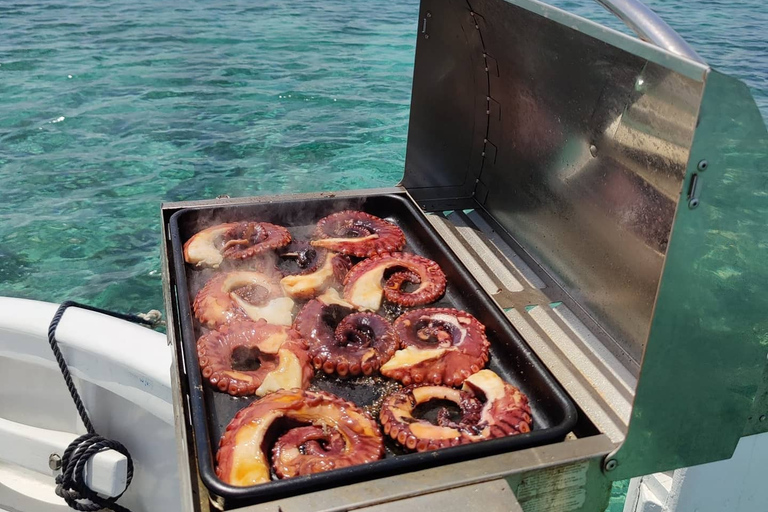 Porto-Vecchio: diner aperitief bij zonsondergang op zee