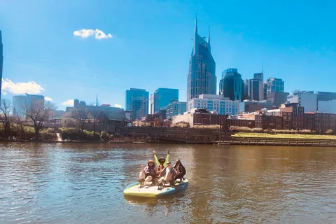 Nashville: Downtown Pedal Boat Rental for 2 to 4 People