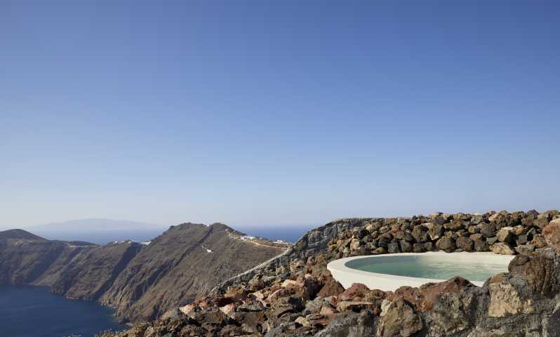 Santorini Volcanic Hot Tub Experience With Caldera Views Getyourguide