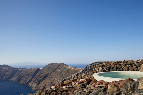 Santorin: Vulkanisches Hot-Tub-Erlebnis mit Blick auf die CalderaVulkanisches Hot-Tub-Erlebnis mit Blick auf die Caldera