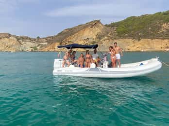 San Leone: halvdags båttur Scala dei Turchi med skipper