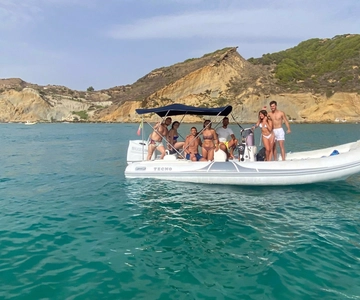 San Leone: half day Boat tour Scala dei Turchi with Skipper