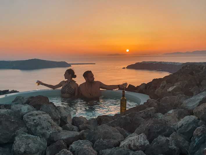 Santorini: Volcanic Hot-Tub Experience with Caldera Views