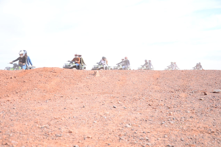 Desert of the palm grove of Marrakech: Discover in Quad