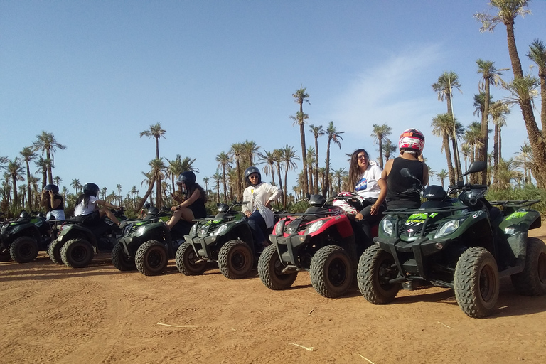 Desert of the palm grove of Marrakech: Discover in Quad