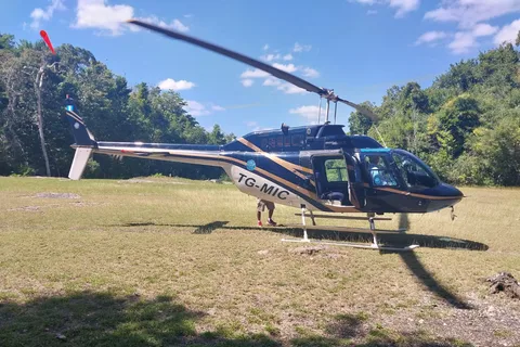 From Flores: La Danta & El Mirador Day Tour by Helicopter