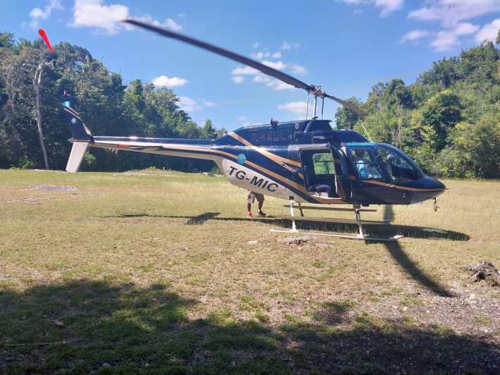 From Flores: La Danta & El Mirador Day Tour by Helicopter