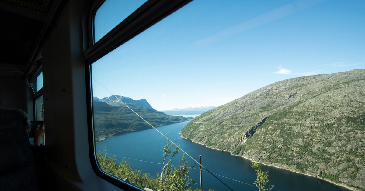 Mountain range in Saltfjellet, Norway