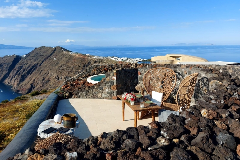 Cena Romántica Privada en Santorini con Vistas a la Caldera y a la Puesta de SolCena Romántica Privada con Vistas a la Caldera y a la Puesta de Sol en Santorini
