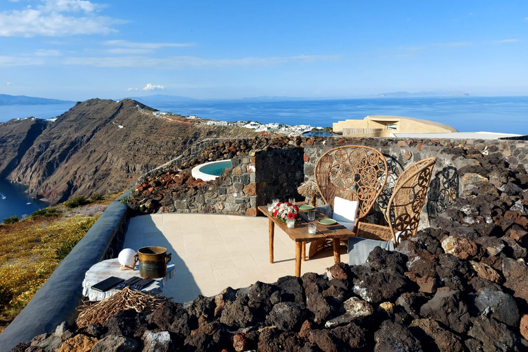 Cena Romántica Privada en Santorini con Vistas a la Caldera y a la Puesta de SolCena Romántica Privada con Vistas a la Caldera y a la Puesta de Sol en Santorini