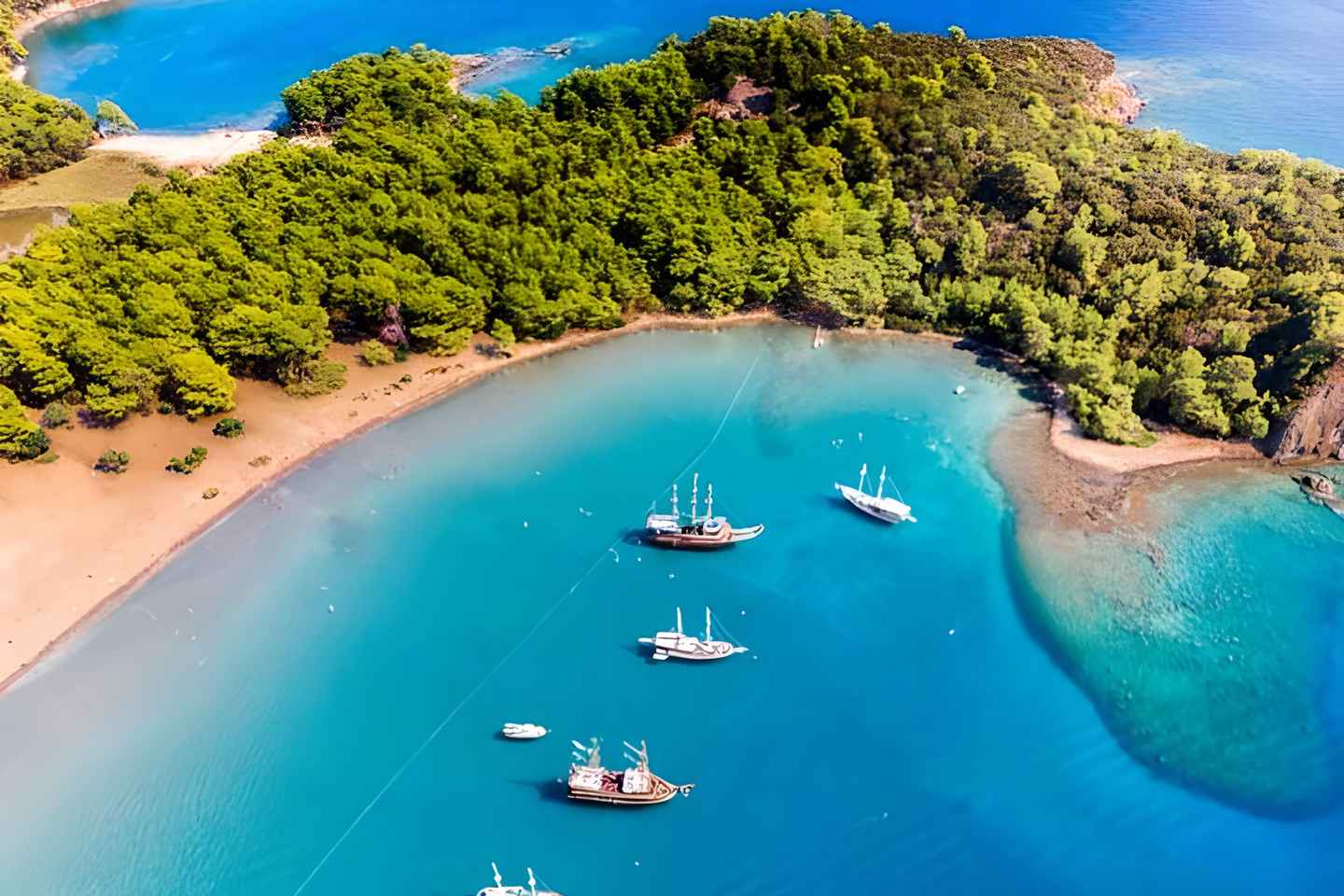 Phaselis snekkjuferð frá Antalya og Kemer í Tyrklandi fyrir fjölskyldur og pör
