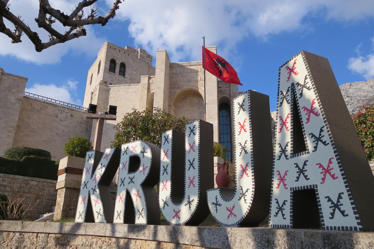 From Tirana: Kruja castle and the old bazaar from Tirana