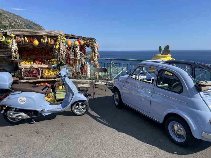 From Ravello or Salerno: Vespa Amalfi Coast Tour with Stops