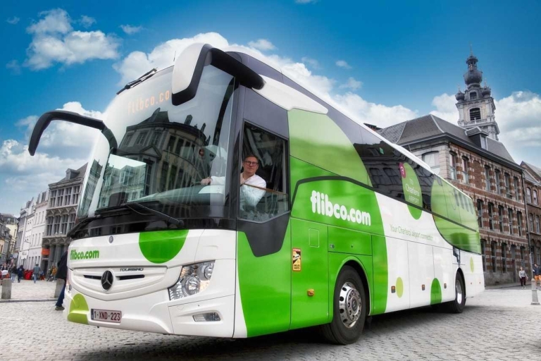 Bruksela: Usługi transportowe z/na lotnisko CharleroiTransfer pojedynczym autobusem z lotniska Charleroi do Brukseli