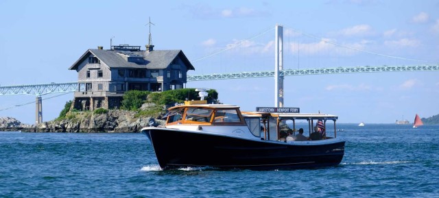 Visit Jamestown: Evening Bubbly Cruise from Jamestown Village in Newport, Rhode Island
