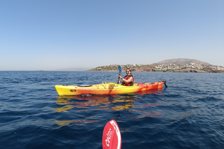 Atenas: Excursión en Kayak de Mar al AtardecerExcursión en Kayak de Mar al Atardecer en Atenas con Recogida en el Hotel