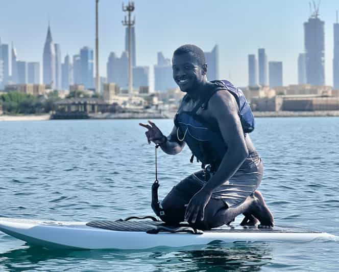 Dubai Electric Hydrofoil of eFoil Surfboard Experience GetYourGuide