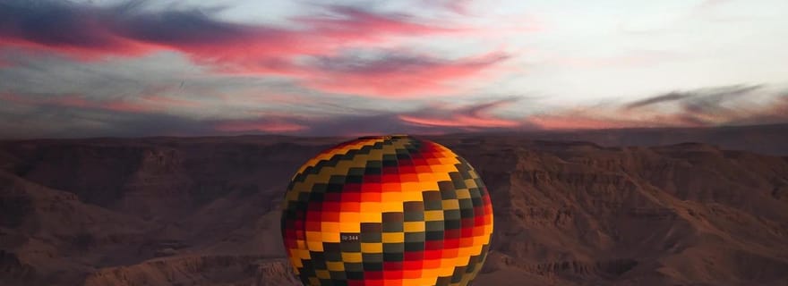 Louxor : survol en montgolfière des vestiges de Louxor