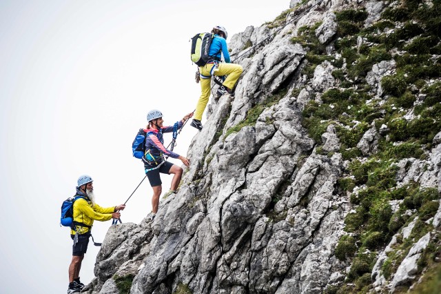 Visit Oberstdorf/Kleinwalsertal - day climbing course course in Okertal