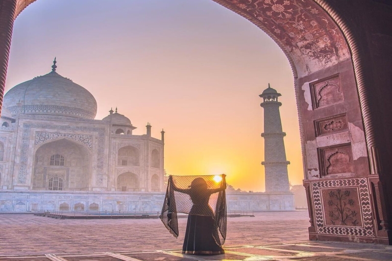 Fort d'Agra et Baby Taj Visite du Taj au lever du soleil le lendemainOption standard