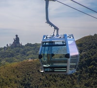 Cabine privada de teleférico Ngong Ping 360 com sem fila - Hizvo