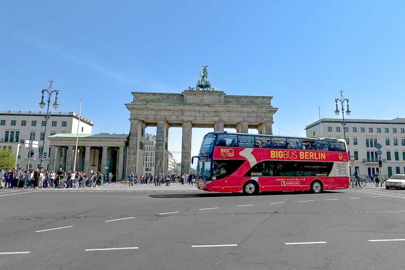 Berlin: Hopp-på hopp-av-sightseeingbuss med båtalternativer