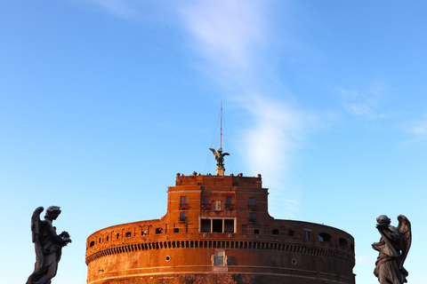 Roma: tour por castillo de Sant'Angelo sin colasRoma: tour al castillo de Sant'Angelo con bebida en la terraza