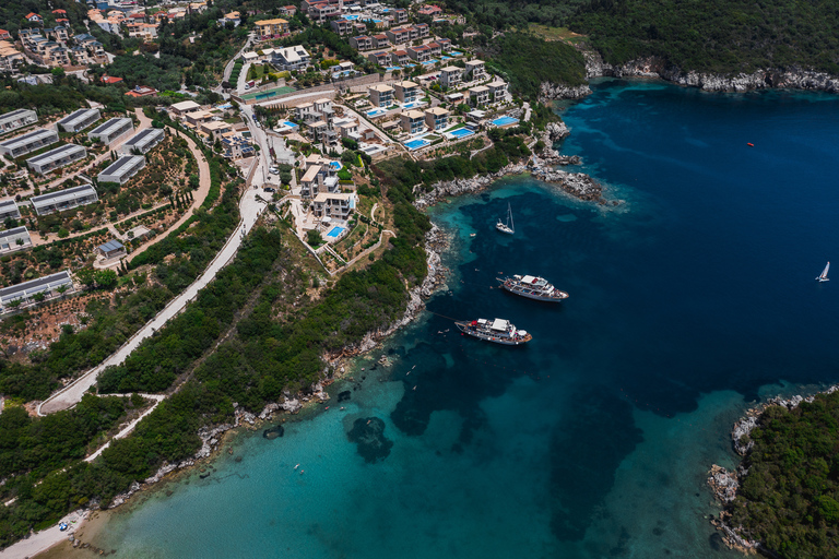 From Benitses/Lefkimmi: Blue Lagoon & Papanikolis Cruise Cruise with Transfer from Southern Corfu to Lefkimmi Port