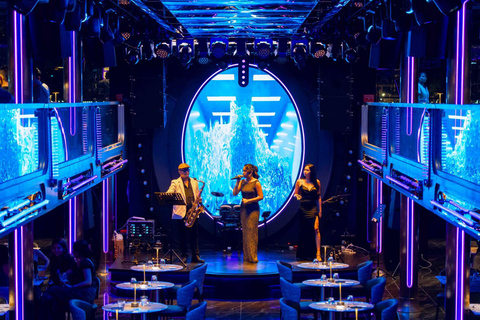 Bangkok : Super Galaxy Luxury Chaophraya River Dinner Cruise Super Galaxy Dinner Cruise with Private Hotel Transfer