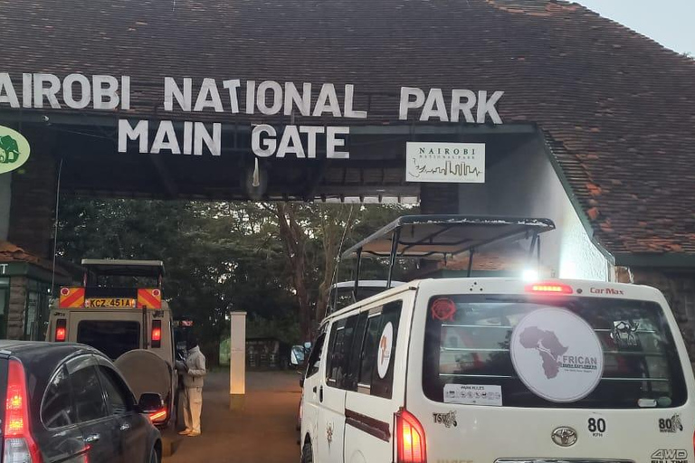 Nationaal park Nairobi, David Sheldrick, giraffencentrum