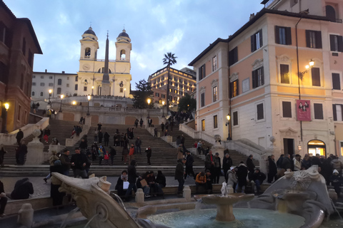 Rome: Spanish Steps, Trevi, Navona and Pantheon Sunset Tour Evening Tour in English
