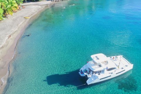 St Lucia: Private Catamaran Cruise Half- & Full-Day Charter
