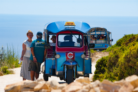 Malta: Excursão de 1 dia de Tuk-Tuk e almoço em GozoMalta: Excursão Tuk-Tuk de dia inteiro em Gozo com almoço